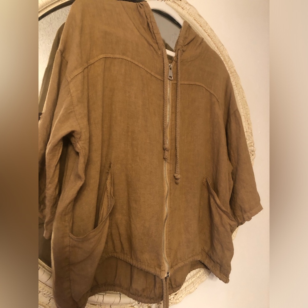 🤎100 LINEN TOP - Picture 2 of 14